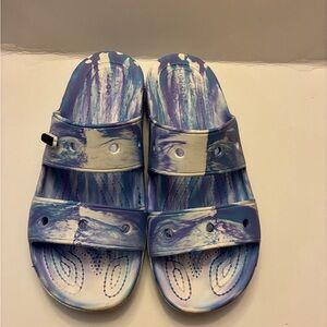 CROCS Multicolor Slide Sandals